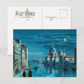 Venedig durch Mondlicht Postkarte (Vorne/Hinten)