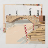 Venedig Einladung (Vorne/Hinten)