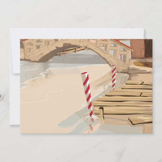 Venedig Einladung (Vorderseite)