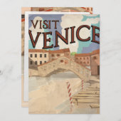 Venedig Einladung (Vorne/Hinten)