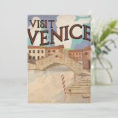 Venedig Einladung (Stehend Vorderseite)