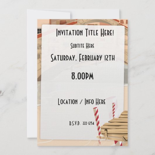 Venedig Einladung (Rückseite)