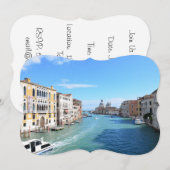 Venedig Einladung (Vorne/Hinten)