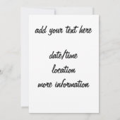 Venedig Einladung (Rückseite)