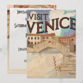 Venedig Einladung (Vorne/Hinten)