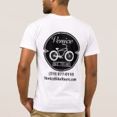 Venedig-Fahrrad-Ausflüge T-Shirt (Rückseite)