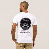 Venedig-Fahrrad-Ausflüge T-Shirt (Schwarz voll)