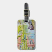 Venedig-Farben Gepäckanhänger (Vorderseite vertikal)