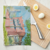 Venedig-Farben Geschirrtuch (Viertel Falte)