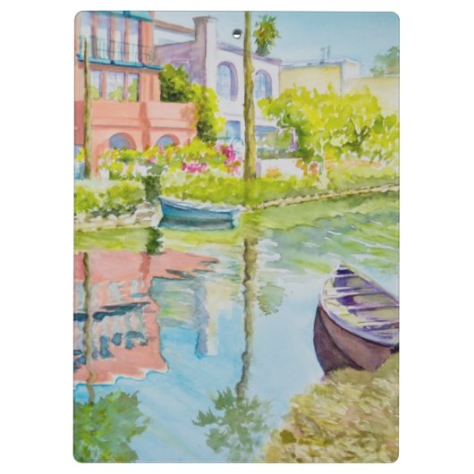 Venedig-Farben Klemmbrett (Rückseite)