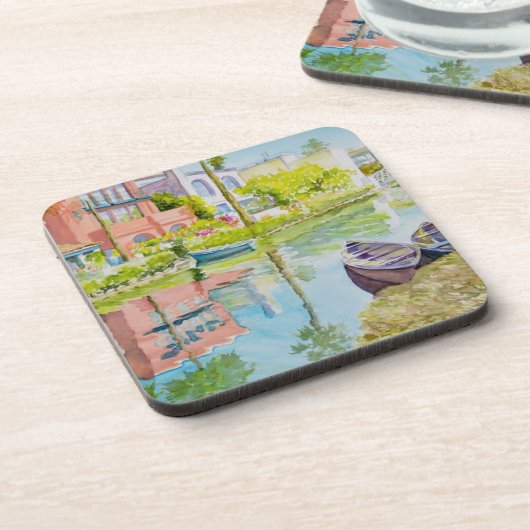 Venedig-Farben Untersetzer (Linke Seite)