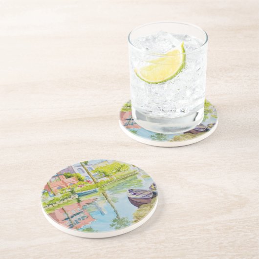 Venedig-Farben Untersetzer (Seite)