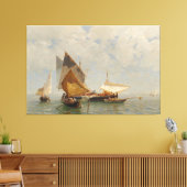 Venedig, Fischerboot in der Lagune (1889) Leinwanddruck (Insitu (Wohnzimmer))