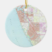 Venedig Florida Map (1973) Keramikornament (Vorne)