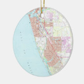 Venedig Florida Map (1973) Keramikornament (Links)
