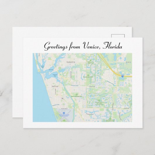 Venedig, Florida Postkarte (Vorne/Hinten)