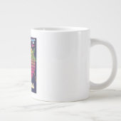 Venedig Florida Retro-Urlaubsplakat Jumbo-Tasse (Rechts)