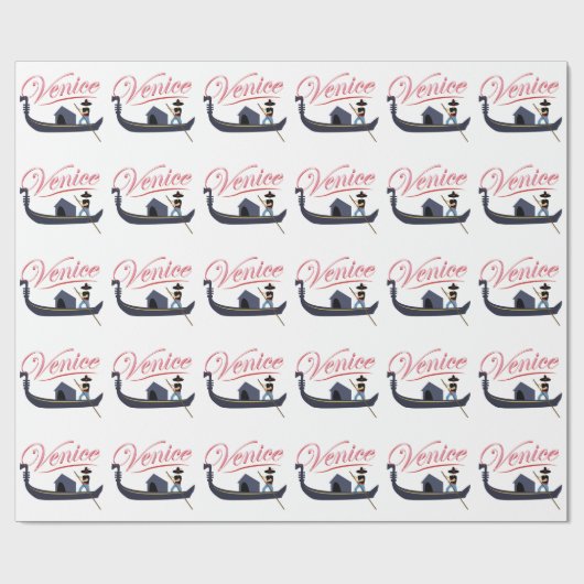 Venedig Geschenkpapier (Flach)