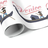 Venedig Geschenkpapier (Rolleneckpunkt)