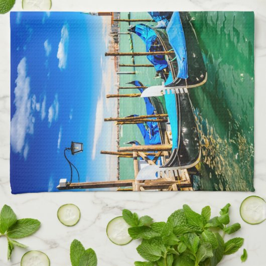 Venedig Geschirrtuch (Gefaltet)