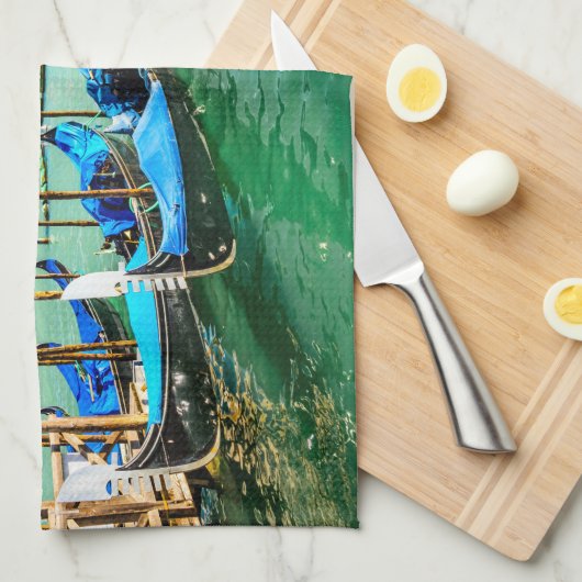 Venedig Geschirrtuch (Viertel Falte)