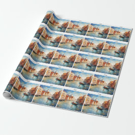 Venedig gestrichen, Italien Geschenkpapier