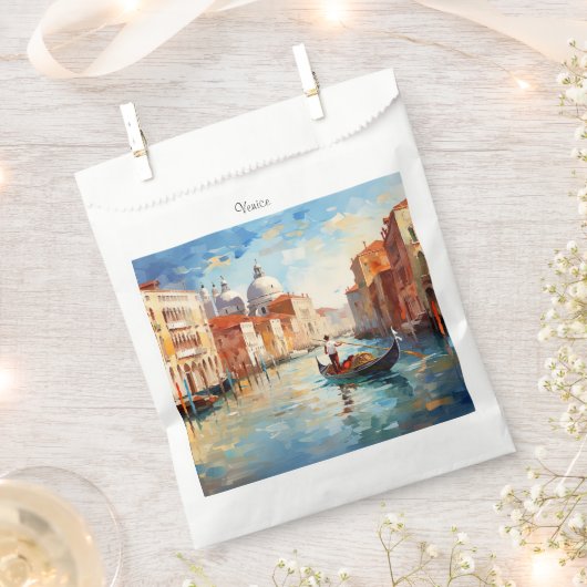 Venedig gestrichen, Italien Geschenktütchen (Ausgeschnitten)