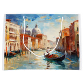 Venedig gestrichen, Italien Große Geschenktüte (Vorderseite)