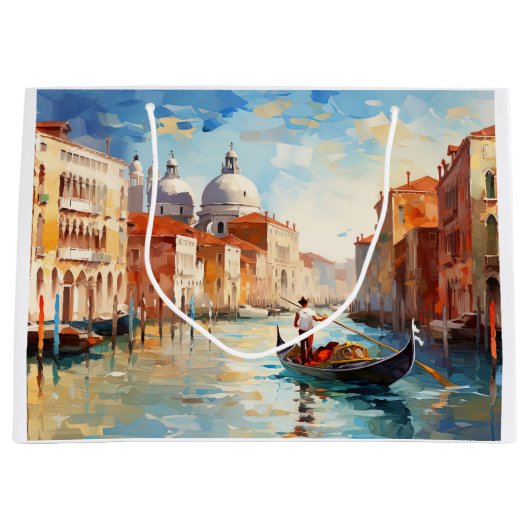 Venedig gestrichen, Italien Große Geschenktüte (Vorderseite)