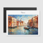 Venedig gestrichen, Italien Magnetkarte (Vorne/Hinten)