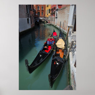 Venedig-Gondel-Druck Poster