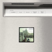Venedig - Gondeln, Architektur (Kühlschrankmagnet) Magnet (In Situ (Geschirrspüler))