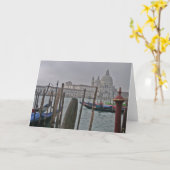 Venedig - Gondeln Karte (Gelbe Blume)