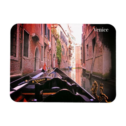 Venedig Gondola Ride auf dem Kanal Italien Magnet (Horizontal)