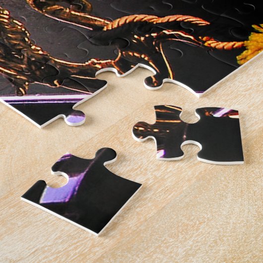 Venedig Gondola Ride auf dem Kanal Italien Puzzle (Seite)