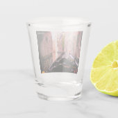 Venedig Gondola Ride Italienische Feiertage Postka Schnapsglas (Rückseite)