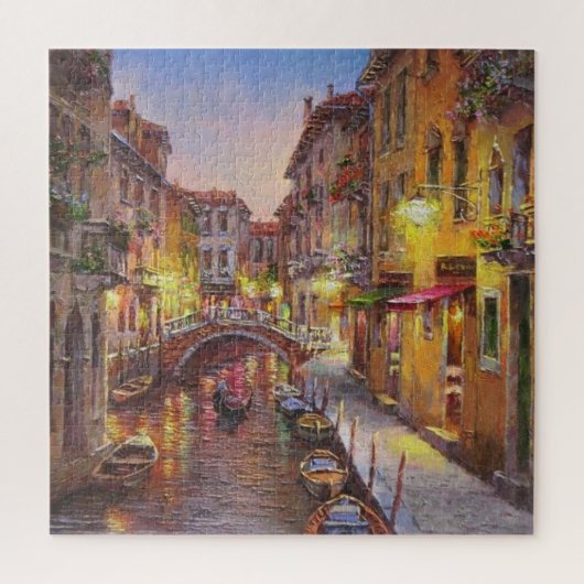Venedig, Gondolier, Gondel, Venezianische Küche Puzzle (Vertikal)