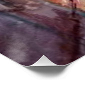 Venedig, Gondolier, Gondel, Venezianische Leinwand Poster (Ecke)