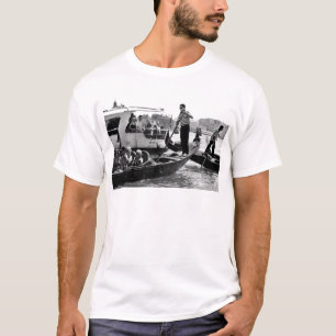 VENEDIG-GONDOLIERI IN SCHWARZWEISS T-Shirt