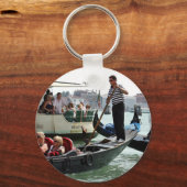 VENEDIG GONDOLIERS AUF DEM GROSSKANAL SCHLÜSSELANHÄNGER (Vorderseite)