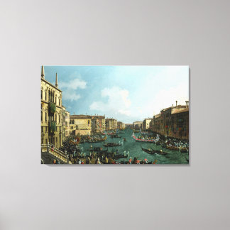 Venedig Grand Canal Canaletto Ölgemälde 16K hoch Leinwanddruck