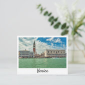 Venedig Grand Canal Doge Palast Piazza San Marco Postkarte (Stehend Vorderseite)