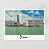 Venedig Grand Canal Doge Palast Piazza San Marco Postkarte (Vorderseite)
