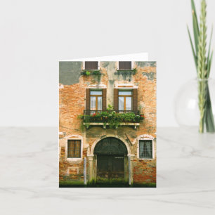 Venedig-Haus Notecard Karte