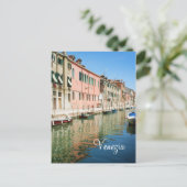 Venedig Häuser Postkarte (Stehend Vorderseite)