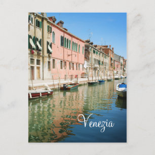 Venedig Häuser Postkarte