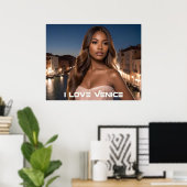 VENEDIG - ICH LIEBE VENEDIG POSTER (Heimbüro)