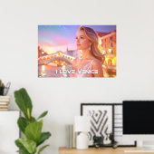 VENEDIG - ICH LIEBE VENEDIG - POSTER (Heimbüro)