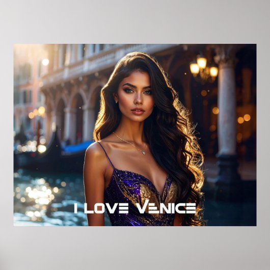 Venedig - ICH LIEBE VENEDIG Poster (Vorne)