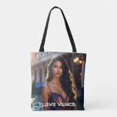Venedig - ICH LIEBE VENEDIG Tasche (Rückseite)